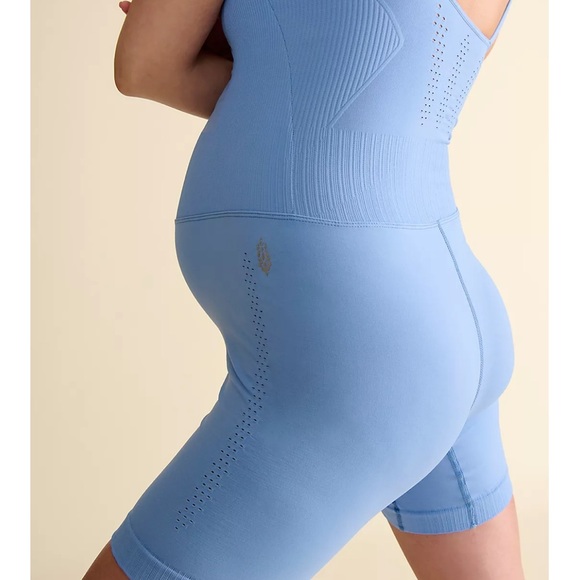 Free People FP Movement x Hatch Good Karma High-Neck Maternity Runsie - Picture 2 of 6